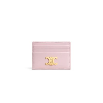CELINE CARD HOLDER TRIOMPHE IN SHINY CALFSKIN 10L833DPV.25BD (11*8*0.3cm)